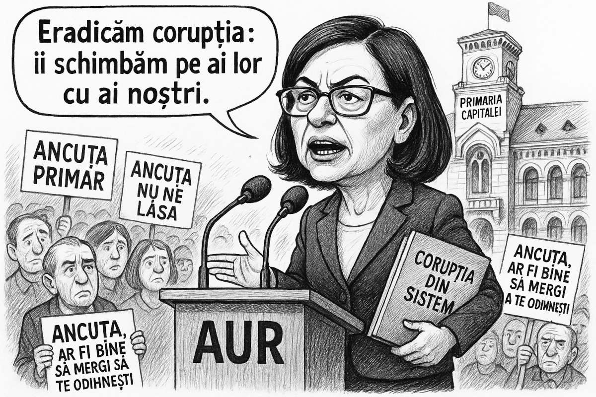 Anca Alexandrescu, supereroina cu mapă: promisiuni de miliarde, trafic rezolvat și alte miracole electorale